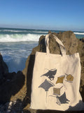 Manta Ray Art Print Casual Versatile Canvas Bag
