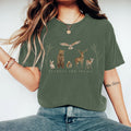 Comstylish Respect Forest Animal Print Casual T-shirt