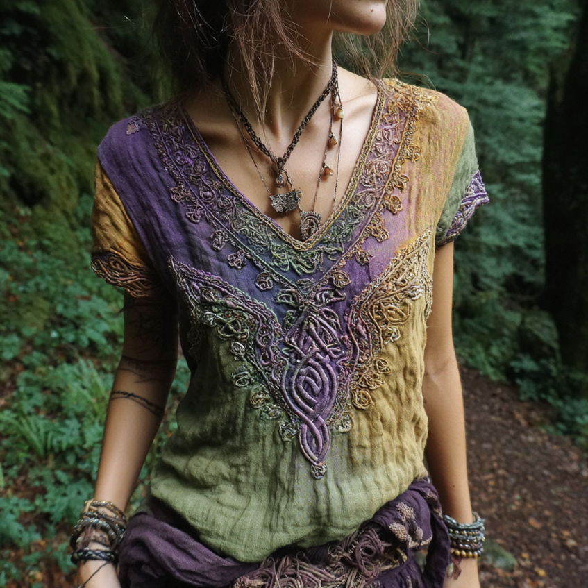 Purple green