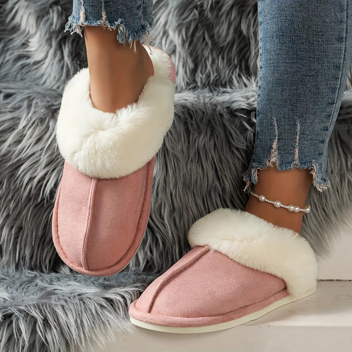 Fluffy Furry Slippers Rg7412