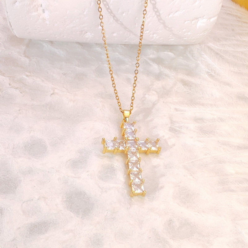 Light Cross Necklace