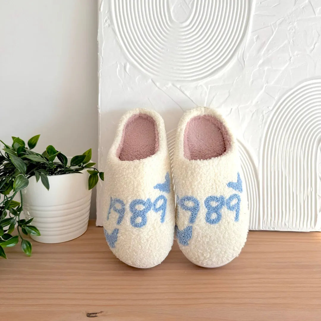 1989 Plush Slippers