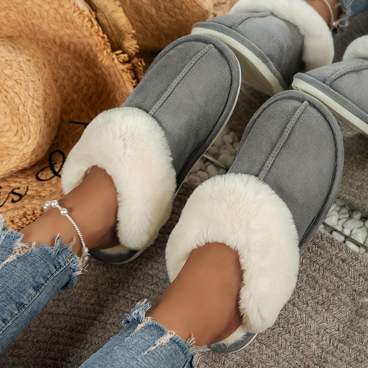 Fluffy Furry Slippers Rg7412