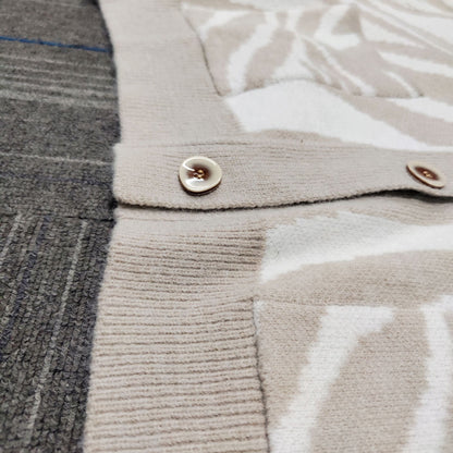 Autumn Winter Clothing Single Breasted Sweater Retro Lazy Knitted Mid Length Cardigan