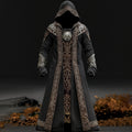 Men's Viking Celtic Knot Embroidered Cape