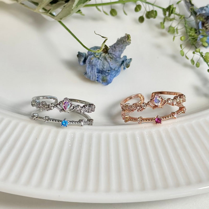 [] Valentina Tiara Ring in Rose Gold