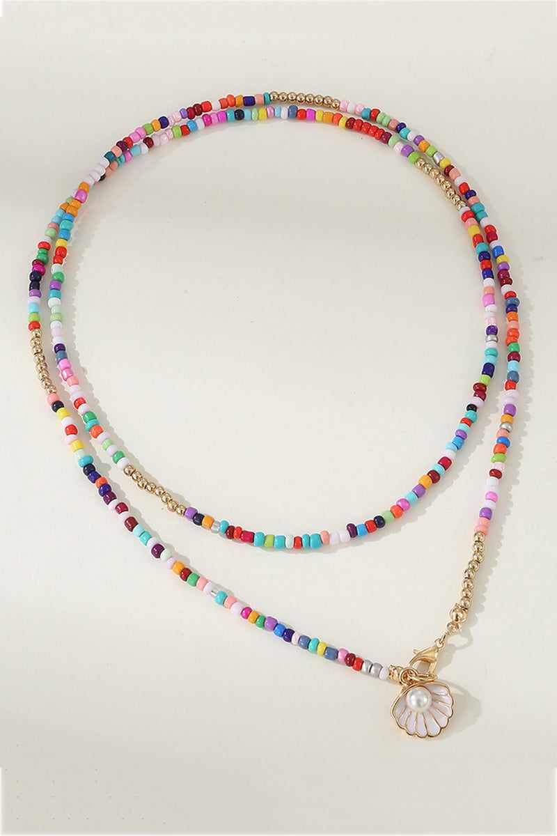 Colorful Beads Shell Necklace