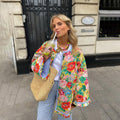 JO | Lovely Floral coat for women