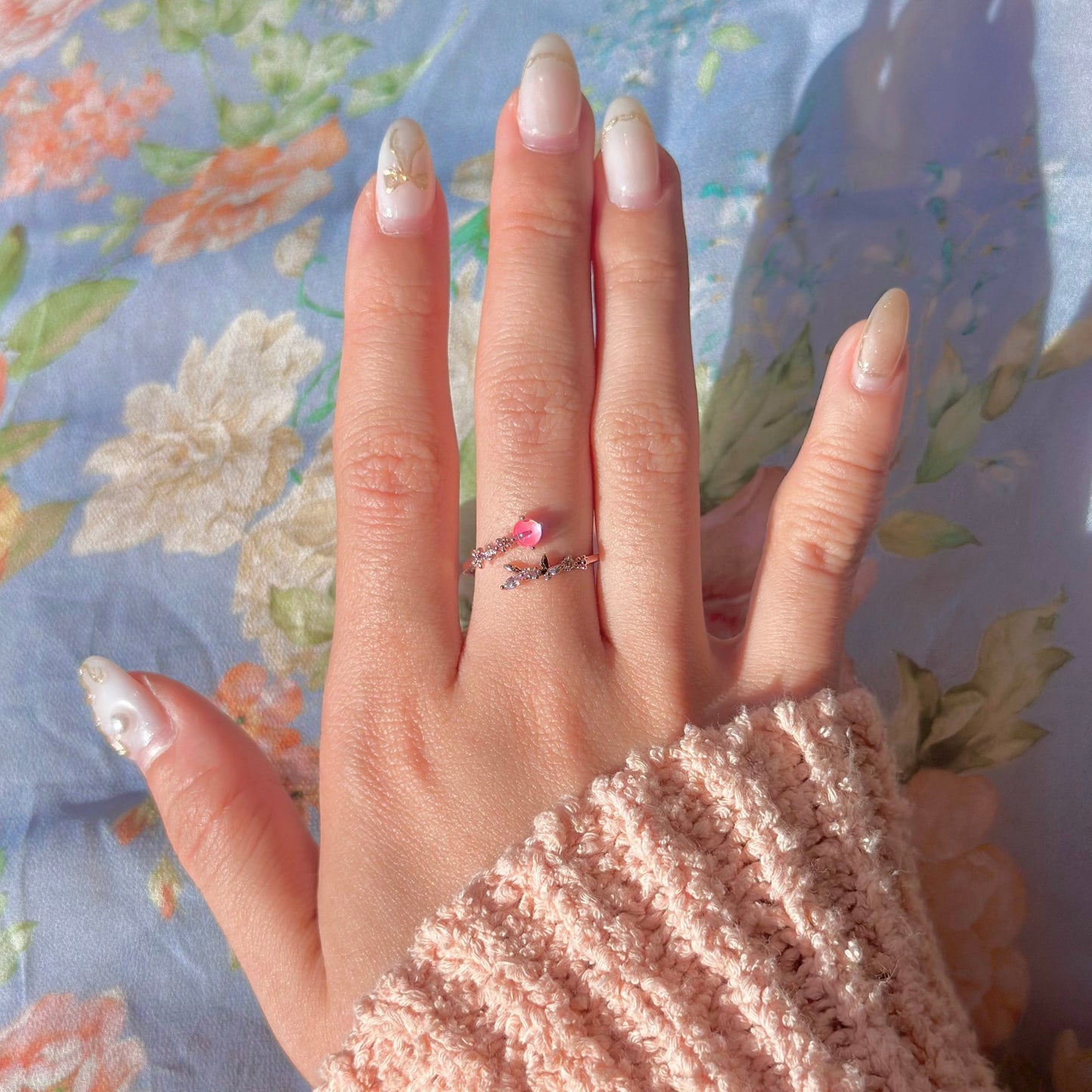 [] Butterfly Aurora Ring