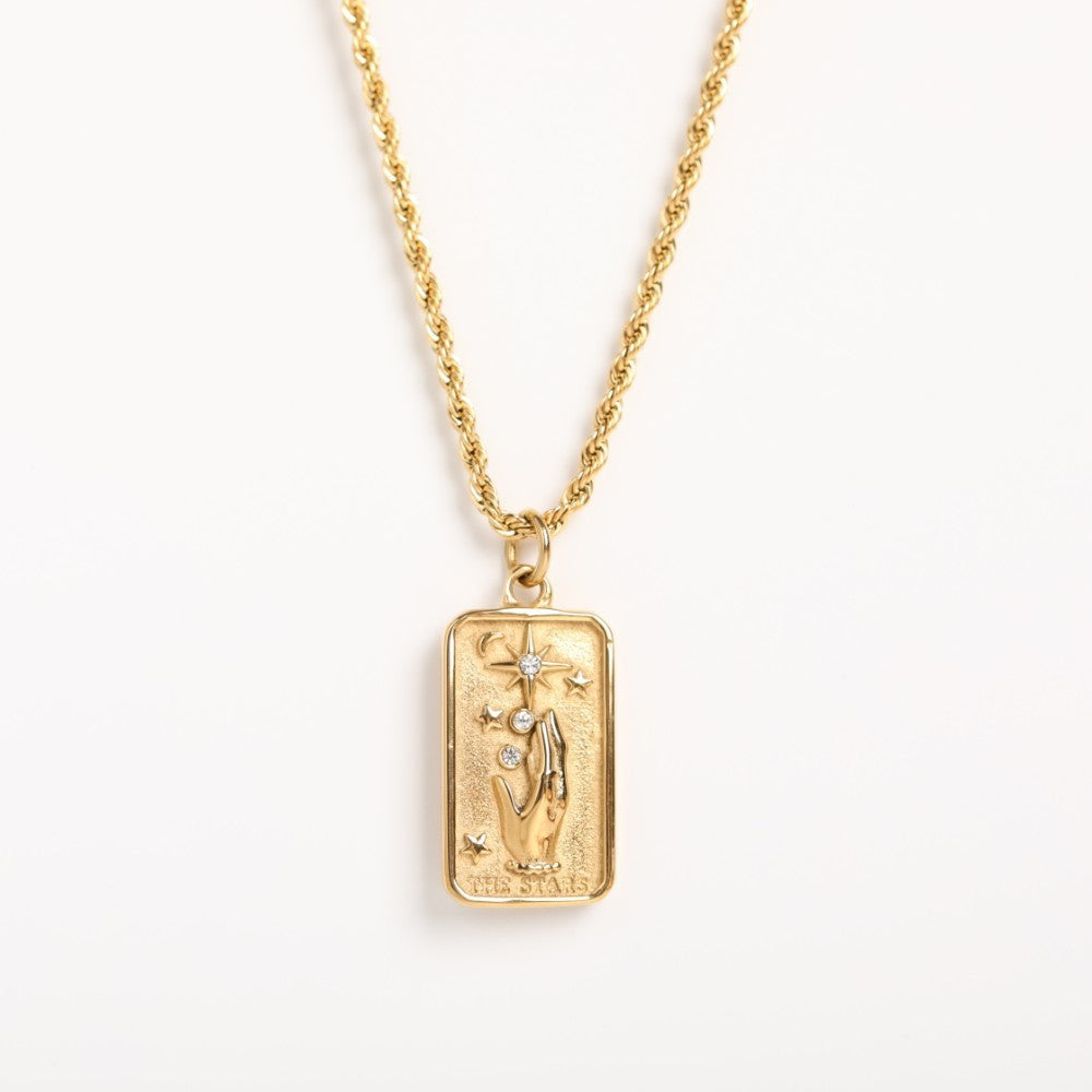 Erynn Gold-plated Tarot Necklace