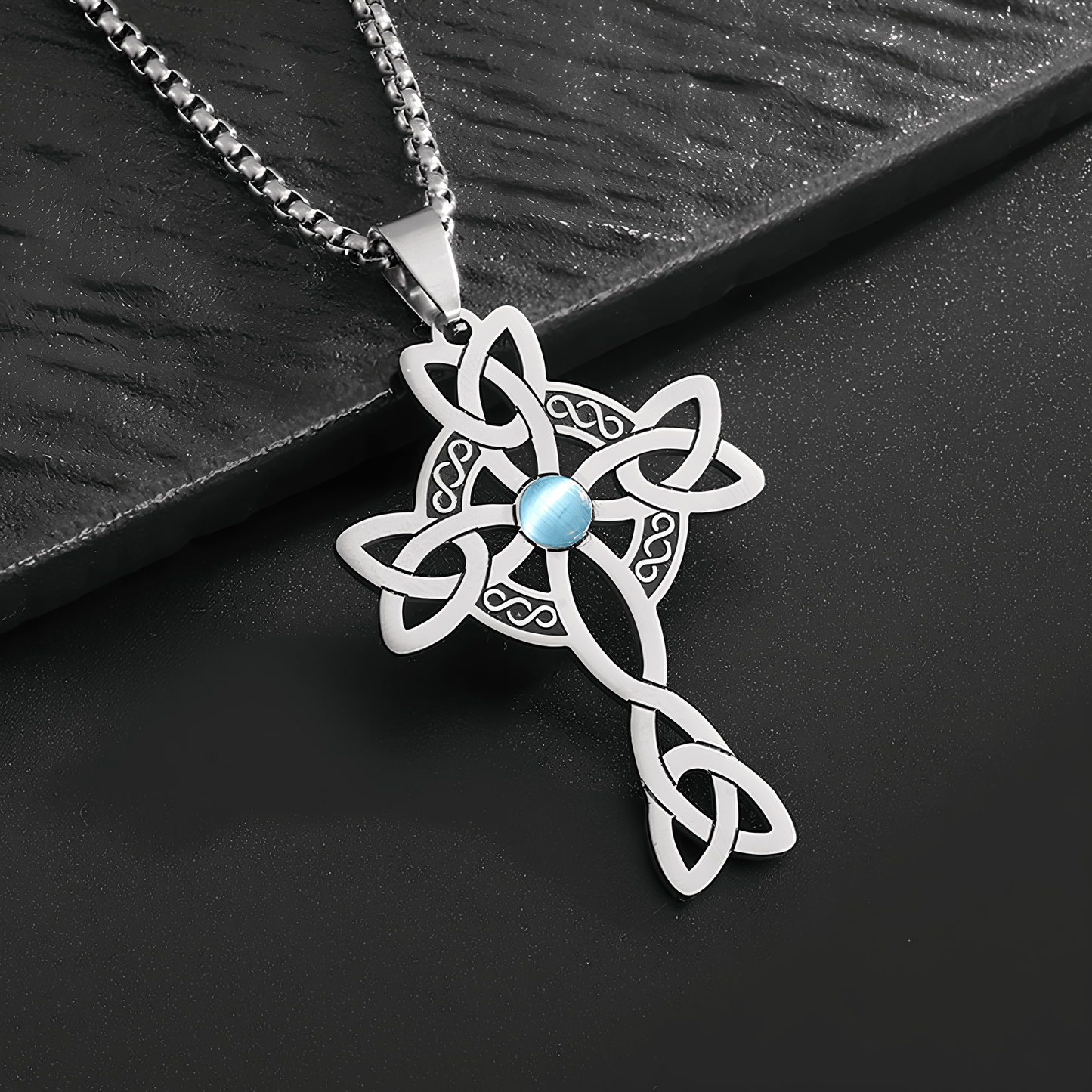 Four Realms Celtic Cross Necklace