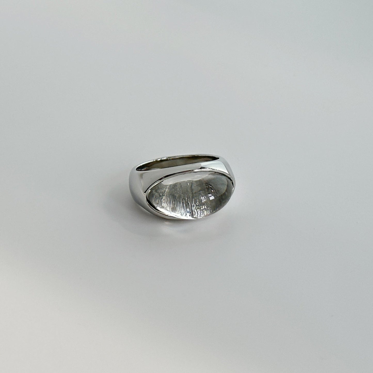 Jamiya Heart Cat Eye Ring