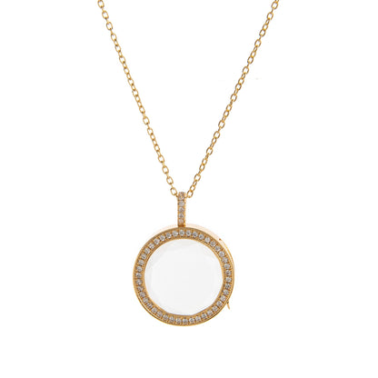Floating Charm Locket Necklace and Mini Charms