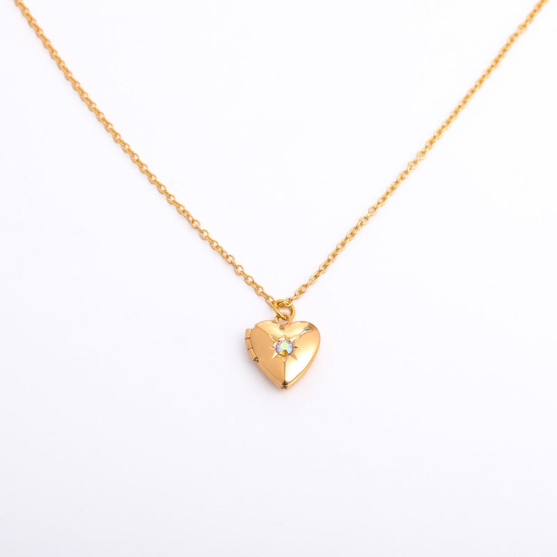 Anayah Birthstone Heart Locket