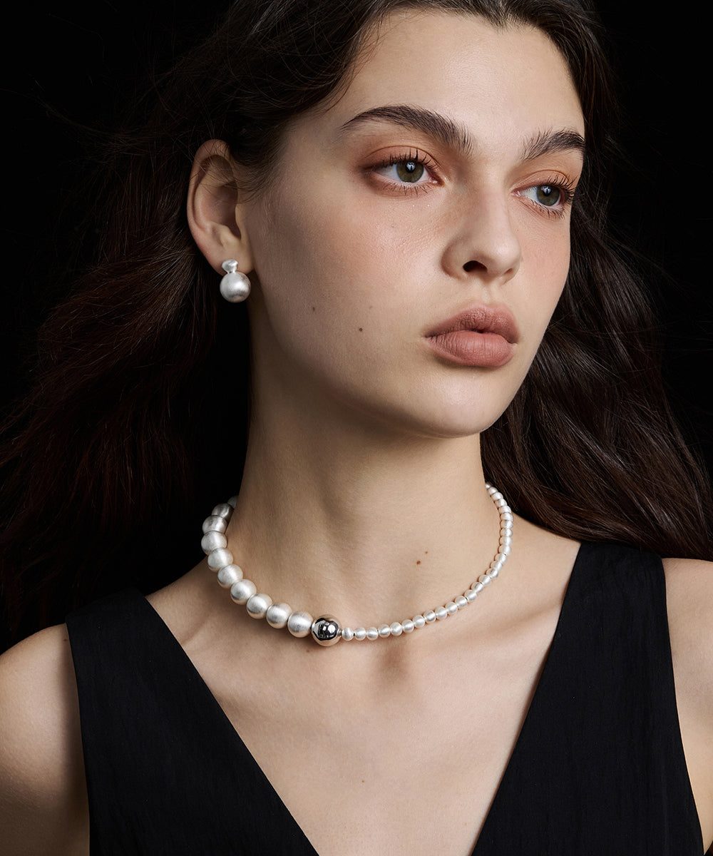 Original Design Alloy Necklace and Stud Earrings Set