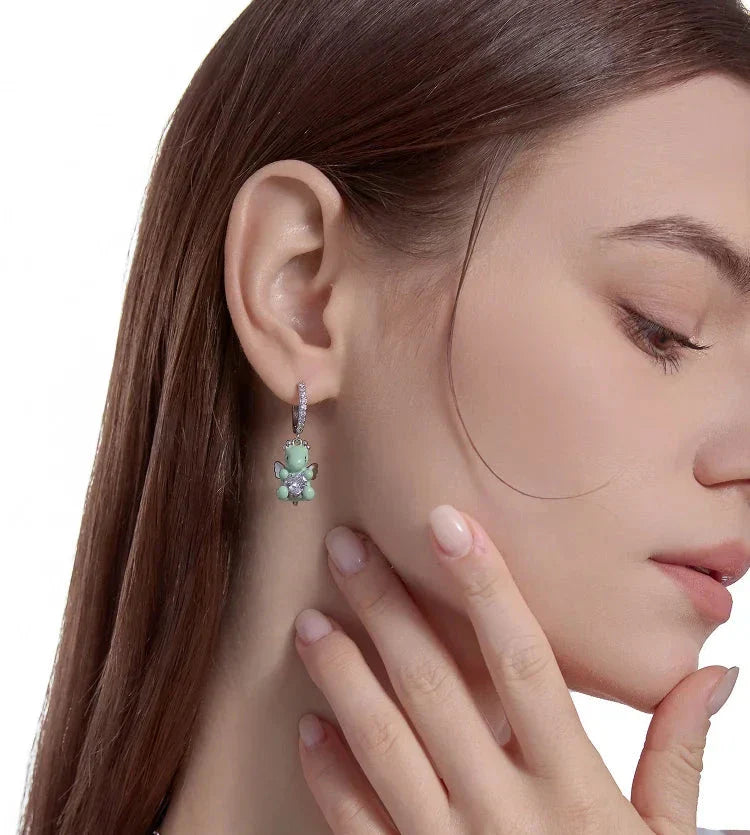 Lovable Dragon Dangle Earrings