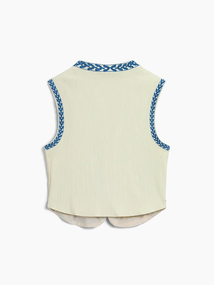 Embroidered Vest