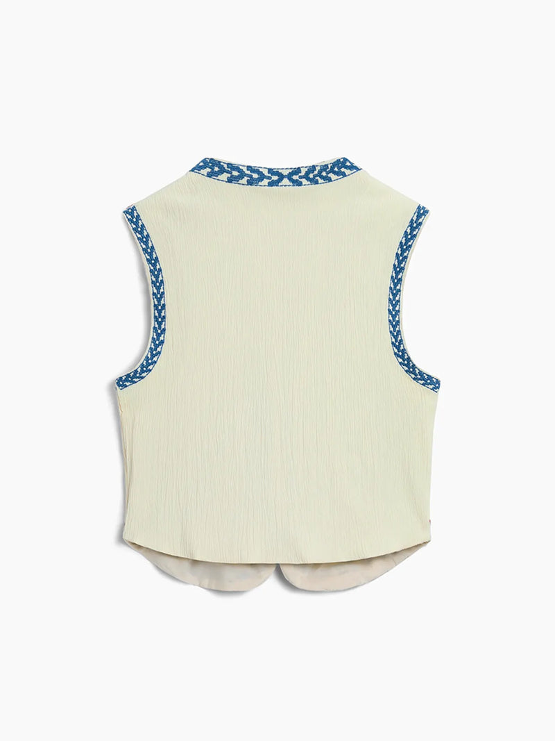 Embroidered Vest