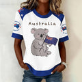 Comstylish Women's Happy Australia Day T-shirt