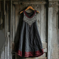 Vintage Viking Celtic Knot Patchwork Cozy Tank Dress elevenforest