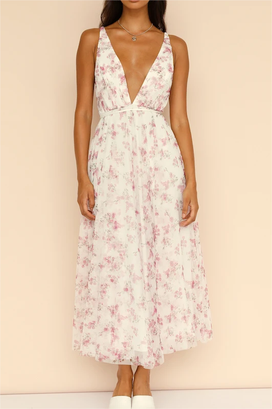Early Spring Printed Backless V Neck Strap Dress – Print Open Back Sleeveless Mini Dress