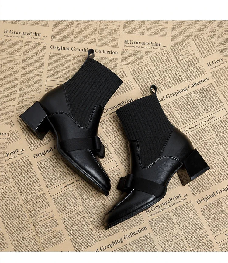 Grace Bow Boots