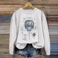 Marine Biology Print Women's Sweatshirt elevenforest