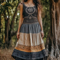 Vintage Viking Celtic Pattern Comfy Tank Dress elevenforest