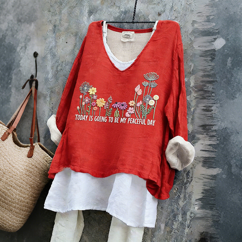 Comstylish Today Is My Peaceful Day Women's Shirt