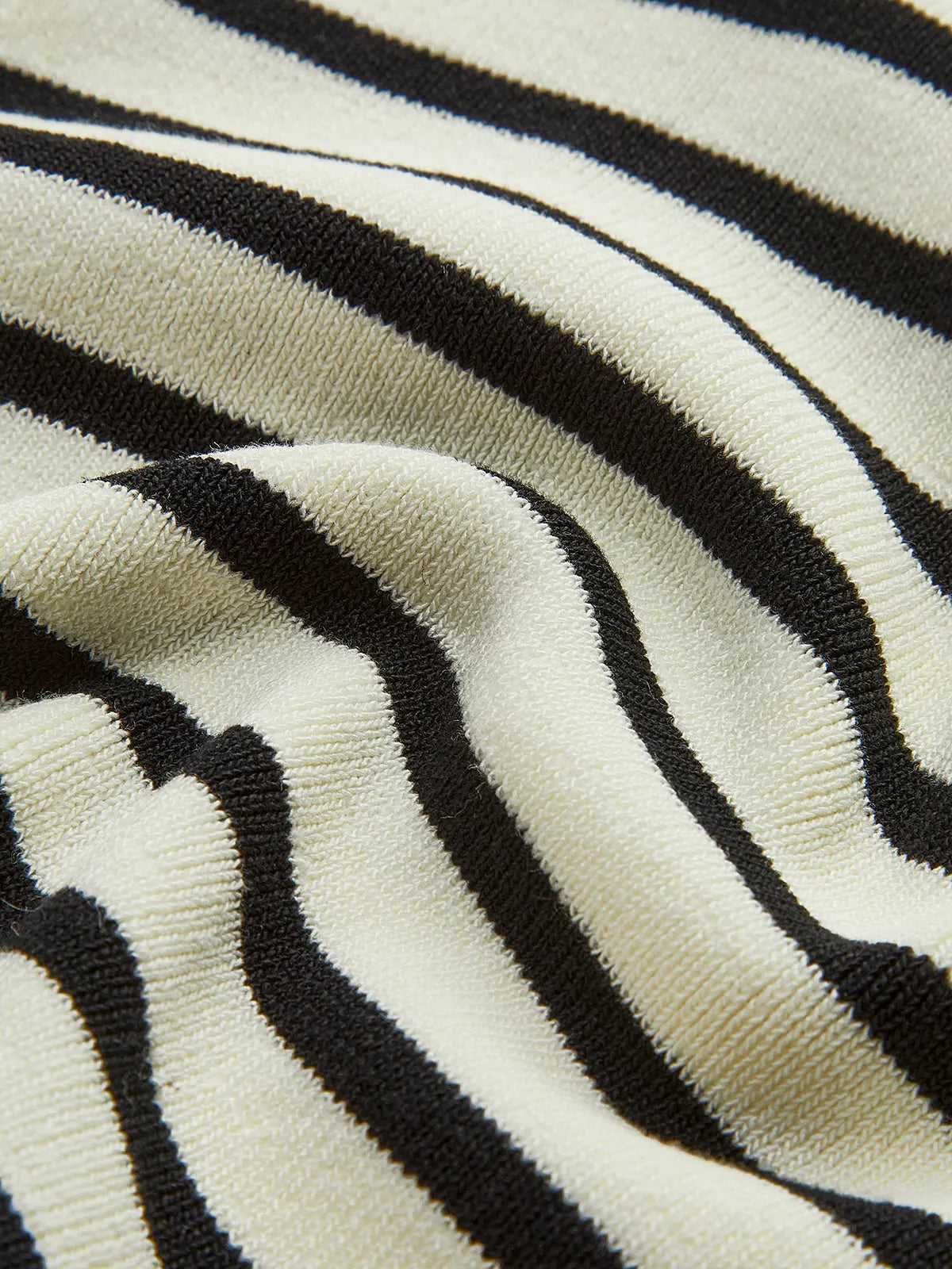 Striped Lapel Sweater Slim Vest