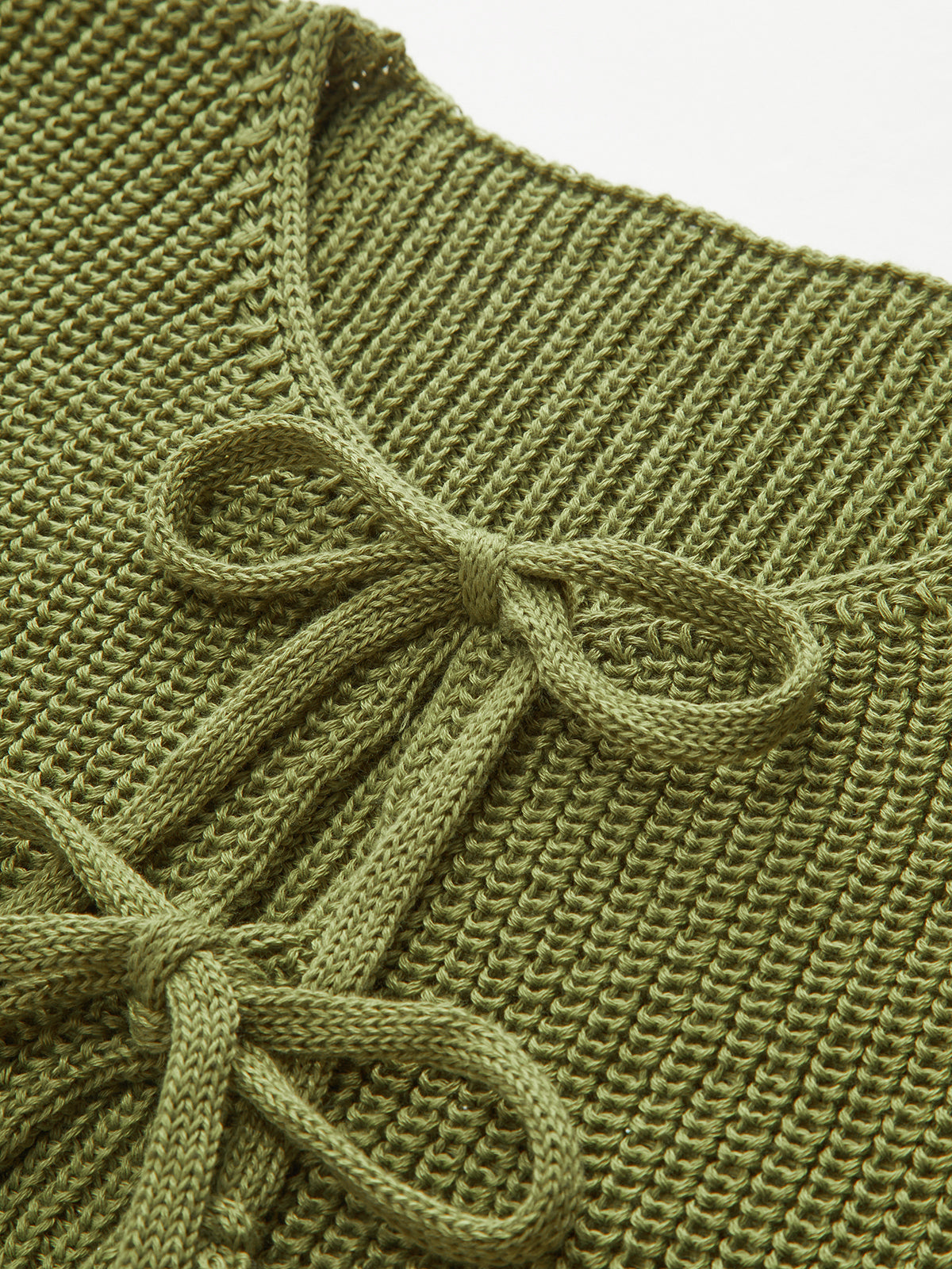 Tie Front Sweater Vest