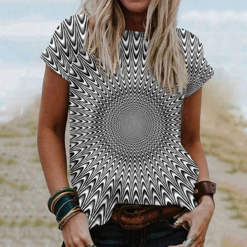 Vertigo Mandala Line Women'S T-Shirt elevenforest