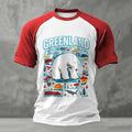 Men's Greenland Contrast Print T-shirt elevenforest