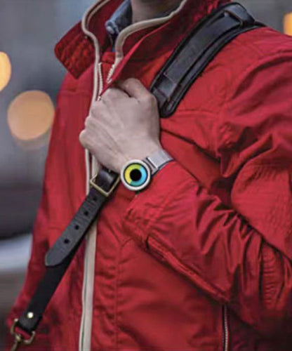 Diy Black Stainless Steel Waterproof Luminous Watch