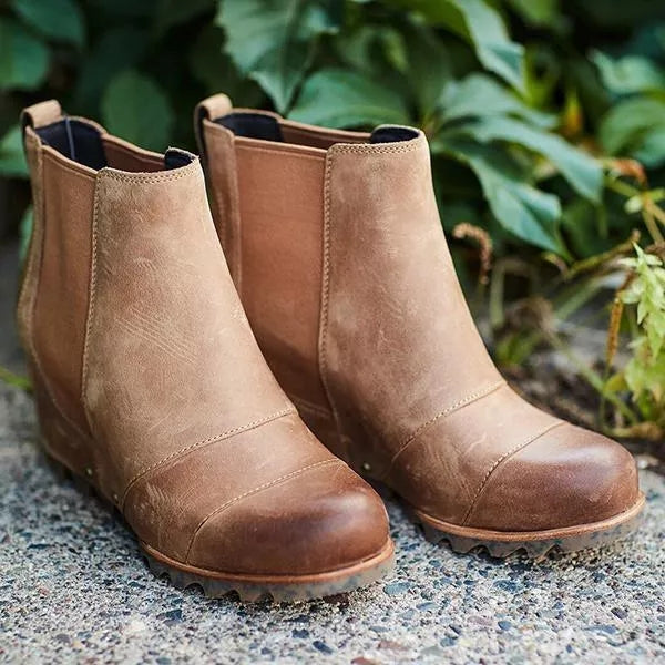 Wedge Ankle Booties