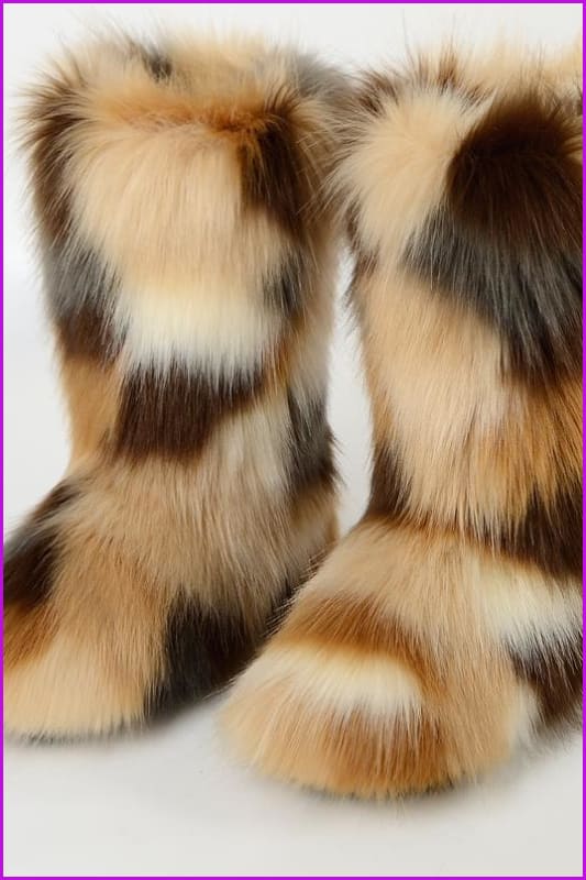 [pre-] Faux Fur Winter Boots F1128