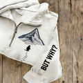 Comstylish Nihilism Penguin & Polar Mountain Zip Up Sweatshirt