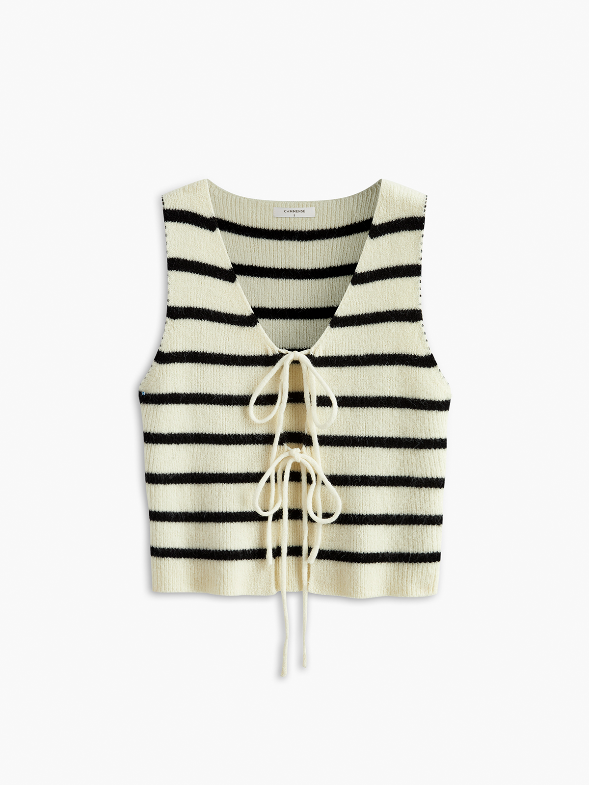 V-neck Striped Tie Sweater Vest