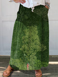 Women's Art Painting Ethnic Nature Retro Print Skirt