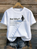 Comstylish Nihilist Penguin Go Alone T-shirt