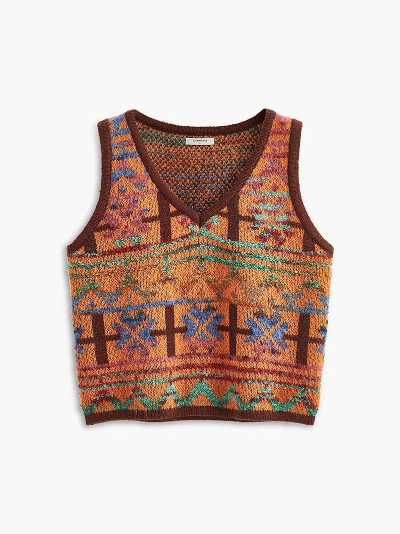 Boheme V-neck Sweater Vest