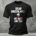 Men's Vintage Greenland Pattern Crew Neck Casual T-shirt elevenforest