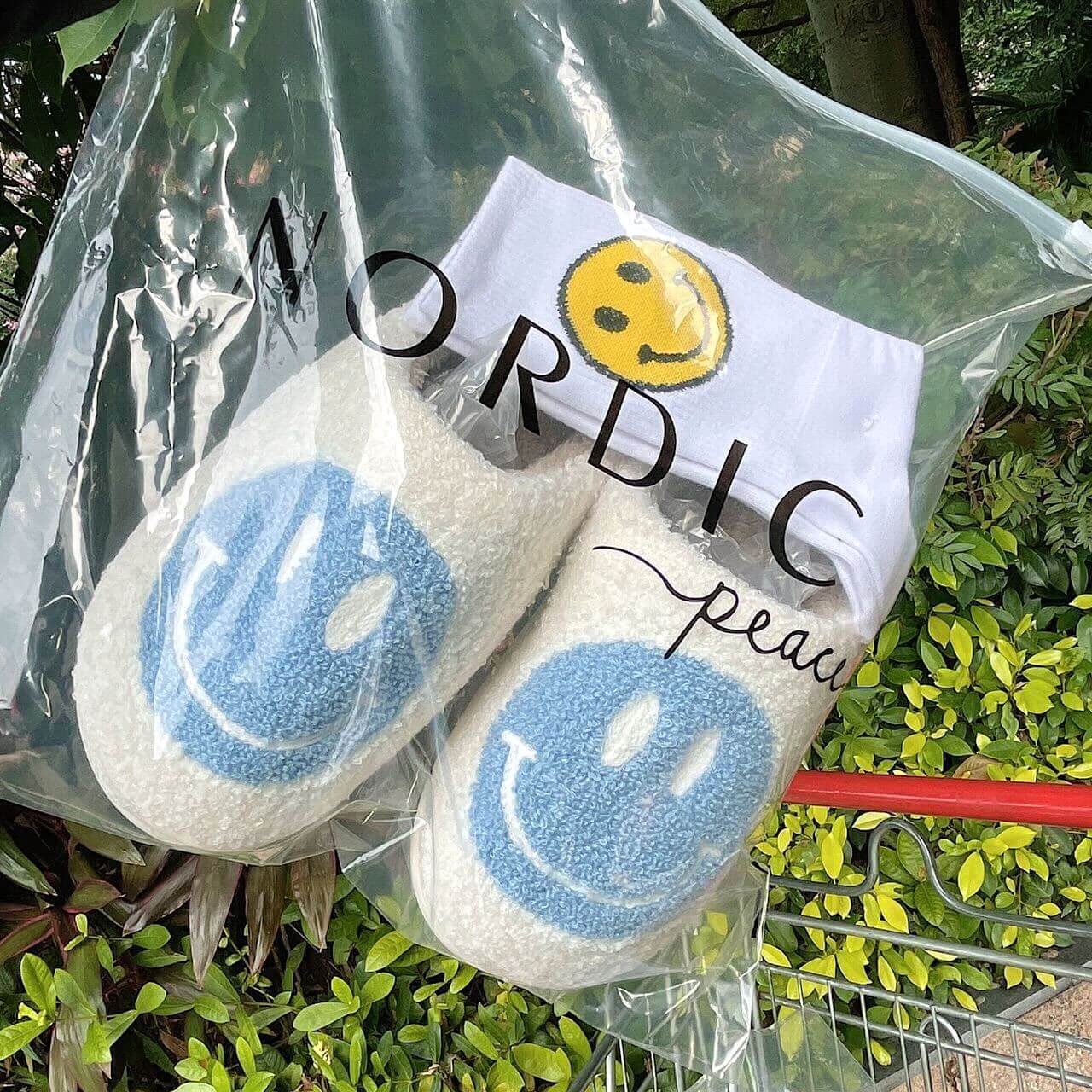 Happy Face Slippers - Buy 1 Get 1 Free
