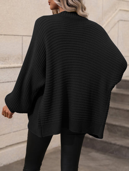 Autumn Winter Knitting Single Breasted Color Knitted Cardigan Loose Sweater