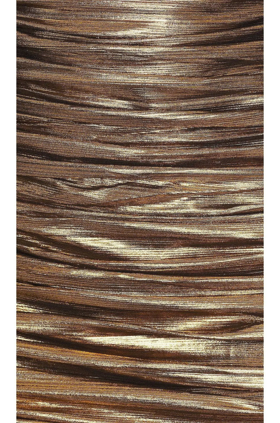 Alyssa Metallic Drawstring Gathered Midi Dress
