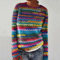Vintage Icelandic Geometric Knit Cozy Sweater elevenforest