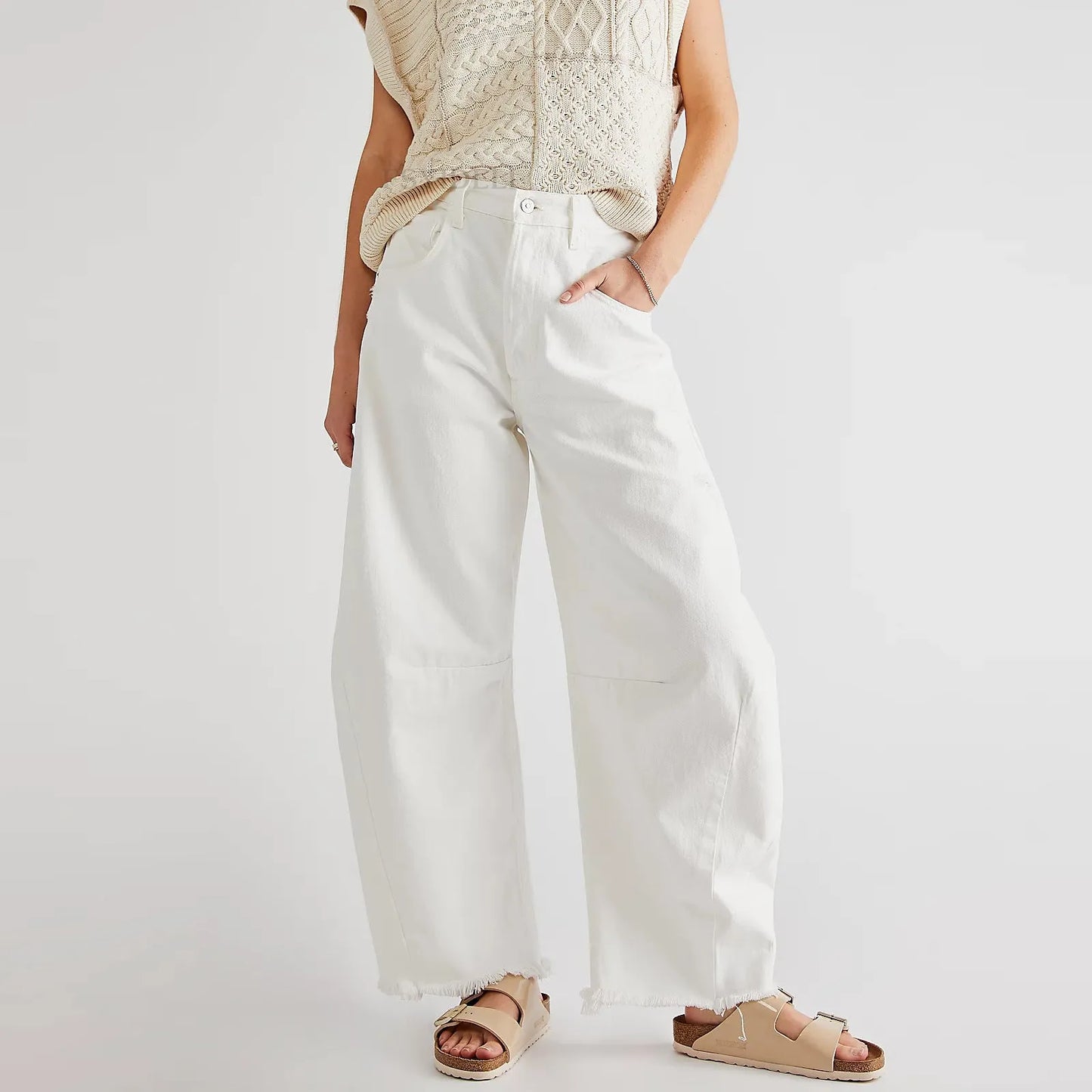 Straight Jeans Multi Color Cropped Pants Wide Leg Jeans for – and Stylish Bottoms