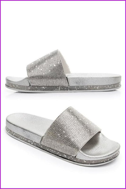 Rhinestone Diamond Bling Beach Slipper F068