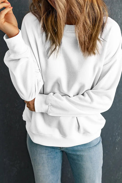 Beige Classic Crewneck Sweatshirt