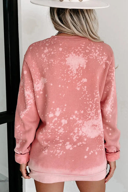 Pink Halloween Pattern Crewneck Sweatshirt